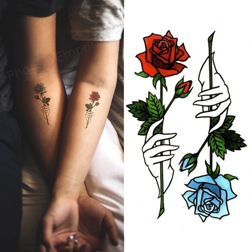 Temporary tattoo small red - temporary,