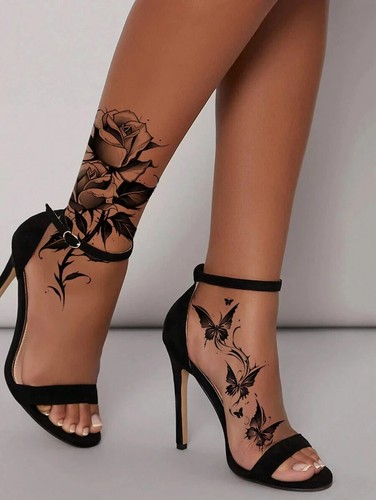 Temporary tattoo women rose - tattoo,