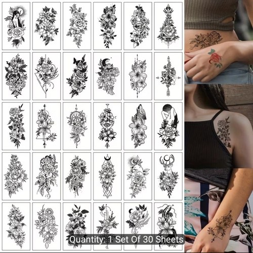 Sheets black floral - sheets,