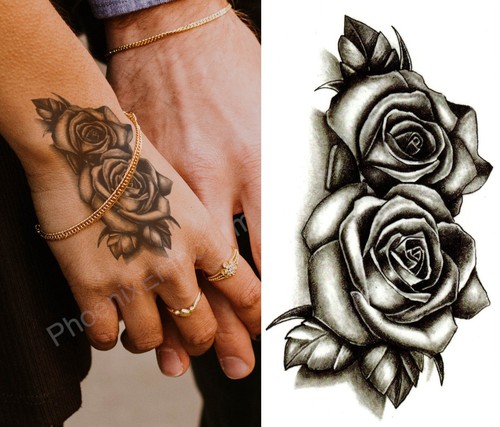 Temporary tattoo black - temporary,