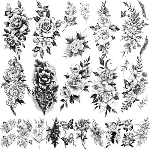 Temporary tattoo women - 20,
