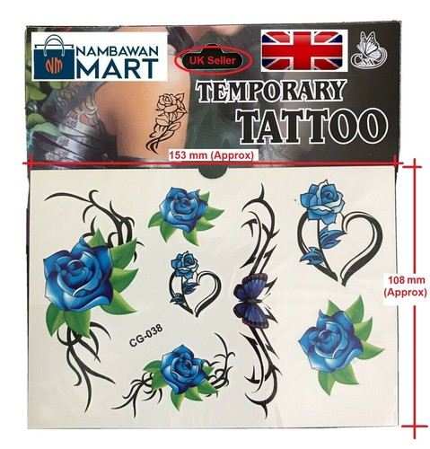 Temporary tattoo floral - temporary,