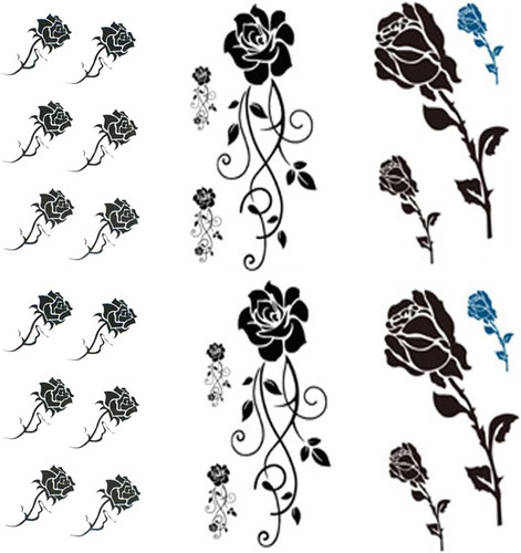 Black rose temporary - rose,