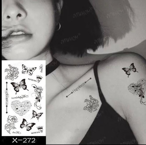 Butterfly temporary tattoos - butterfly,