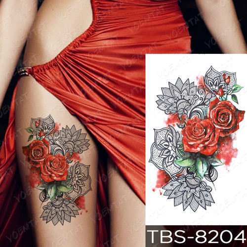 Rose flower temporary - rose,