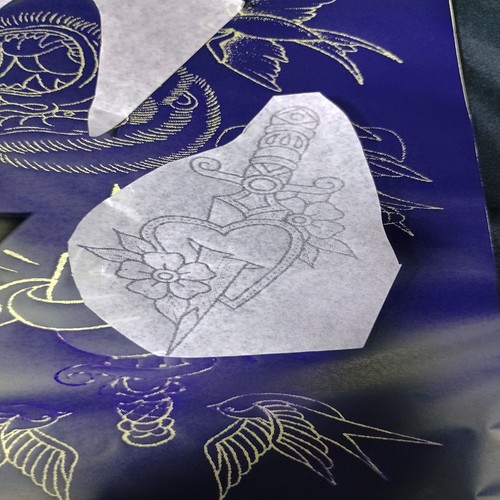 Pre printed tattoo - tattoo, stencil