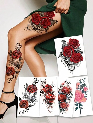Temporary tattoo women - 5x,